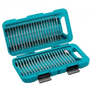 Image of Makita 40 Piece Flat Drill Bit Set