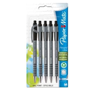 image of Paper Mate Papermate Flexigrip Ball Pen - 5 Pack