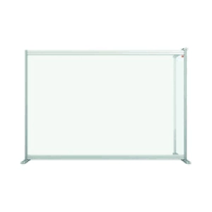 image of Acrylic Modular DeskDivider Extension 1400x1000mm Clear KF90377