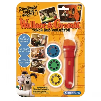 image of Brainstorm Toys - Wallace and Gromit Torch and Projector