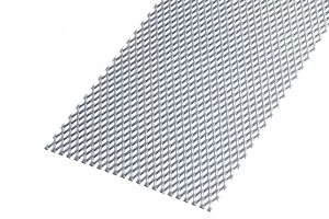 image of Wickes Perforated Steel Stretched Metal Sheet 250 x 500mm x 2.20mm