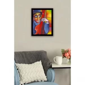Image of SC0302 Multicolor Decorative Framed MDF Painting