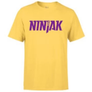 image of Valiant Comics Ninjak Logo T-Shirt - L - Yellow