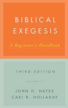 Image of Biblical exegesis by John H. Hayes