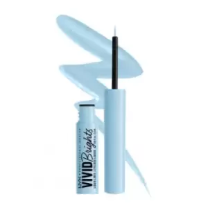 image of NYX Professional Makeup Vivid Brights Colored Liquid Eyeliner 06 Blue Thang