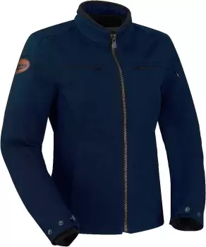 Image of Segura Garrisson Ladies Motorcycle Textile Jacket, blue, Size 38 for Women, blue, Size 38 for Women