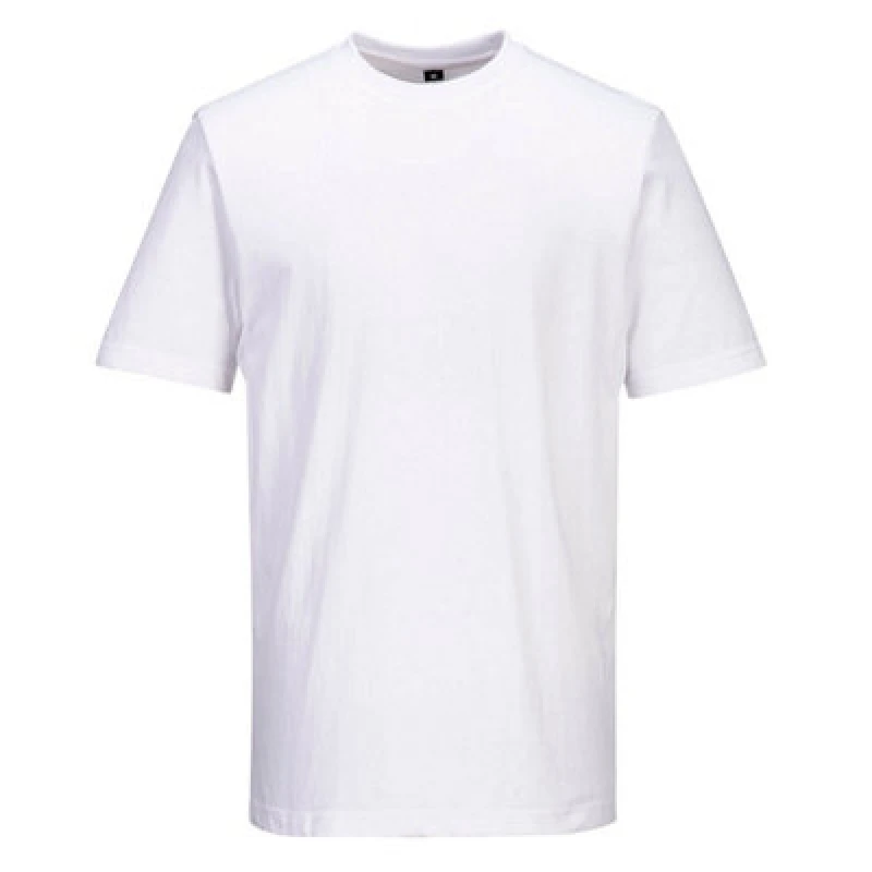 Image of Portwest Cotton MeshAir Chefs T Shirt C195WHRXXL Colour: White