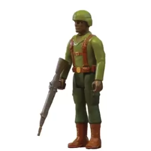 image of GI Joe Greenshirt Dk Brown Wave 1A Reaction Figure