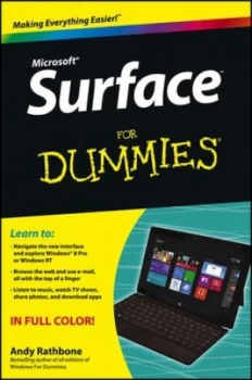Image of Surface for Dummies by Andy Rathbone Paperback