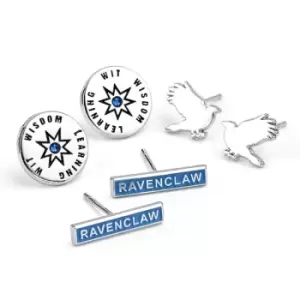 image of Harry Potter Ravenclaw Set of 3 Stud Earrings