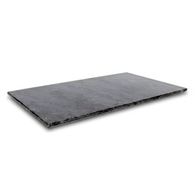 Image of Argon Tableware Black Marble Serving Board - 53 X 32Cm Non-Slip Stone Cutting Board Kitchen Worktop Protector Food Prep Platter