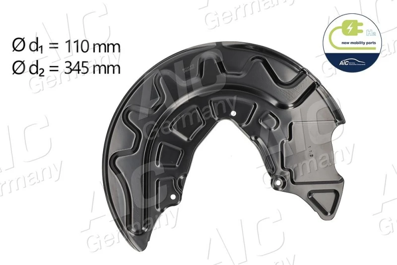 Image of Brake disc backing plate AIC 56144
