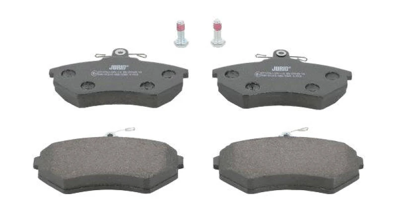 Image of JURID 571376J Brake pad set not prepared for wear warning indicator, with accessories Brake Pad Set,disc brake (402)