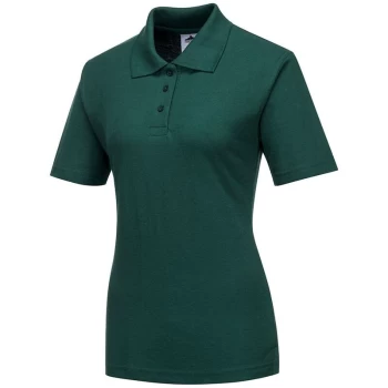 Image of Portwest B209BGRM - sz M Naples Ladies Polo Shirt Workwear - Bottle Green
