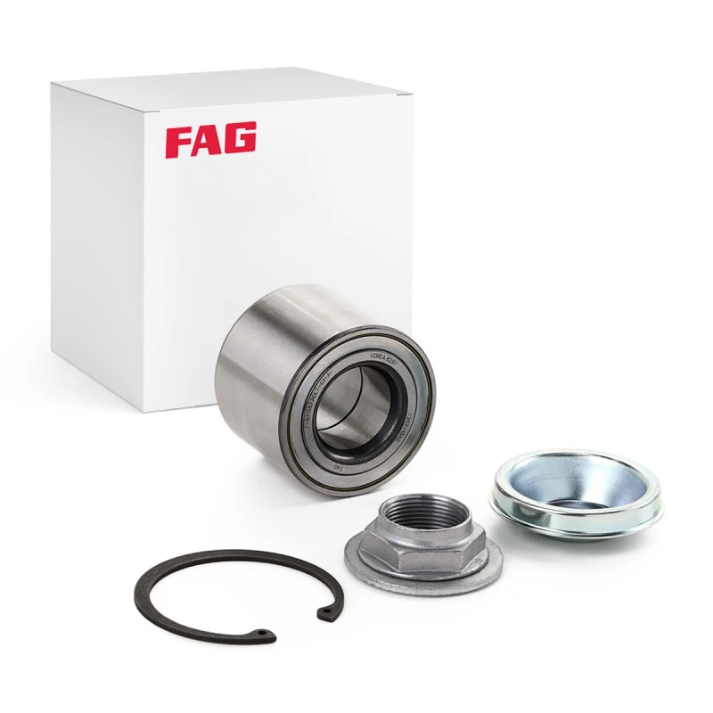 Image of FAG 713 6404 80 Wheel bearing kit Photo corresponds to scope of supply Wheel Bearing Kit (654)