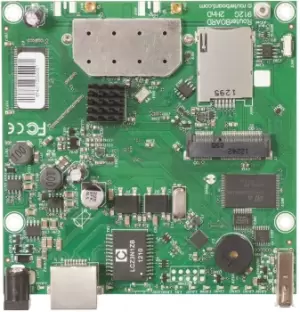 Image of RB912UAG-2HPND - Single-band (2.4 GHz) - WiFi 4 (802.11n) - 983.7 Mbps - IEEE 802.11b,IEEE 802.11g,IEEE 802.11n - 128 MB - 64 MB