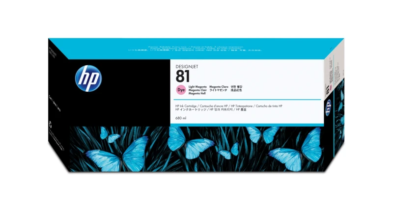 Image of HP C4935A/81 Ink cartridge light magenta. 1.4K pages 680ml for HP Desi