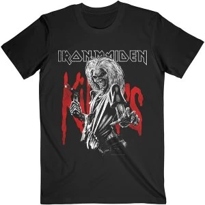 Image of Iron Maiden - Killers Eddie Large Graphic Distress Unisex Large T-Shirt - Black