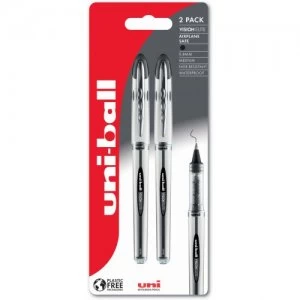 Image of Uni-Ball Vision Elite UB-200 BK Plastic Free Packaging PK2