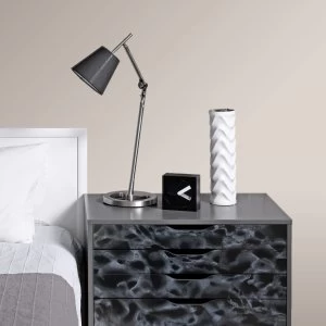 Image of Fablon Black Marble Sticky Back Plastic Fablon Black Marble