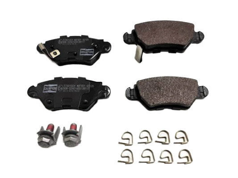 Image of CHAMPION 573010CH Brake pad set with acoustic wear warning Brake Pad Set,disc brake (402)