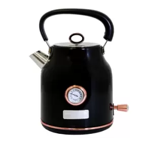 Image of Charles Bentley 1.7L Kettle Black & Rose Gold