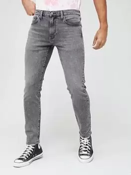 image of Levis 512 Slim Taper Fit Jeans - Grey, Size 30, Length Regular, Men