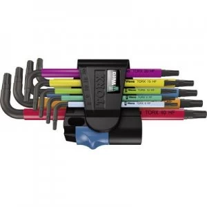 Image of Wera Multicolour TORX socket Allen key set 9 Piece