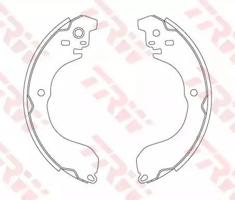 Image of Brake Shoe Set TRW GS8813