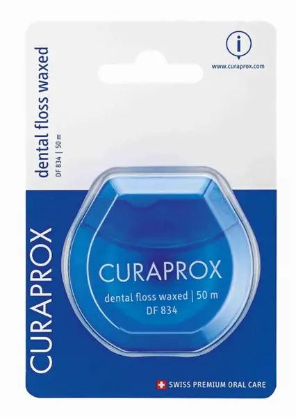 image of Curaprox Waxed Dental Floss 50m