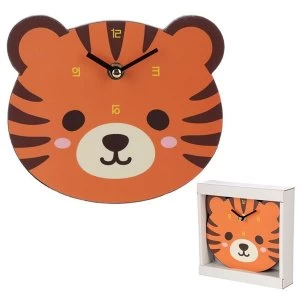 Image of Tiger Shaped Wall Clock