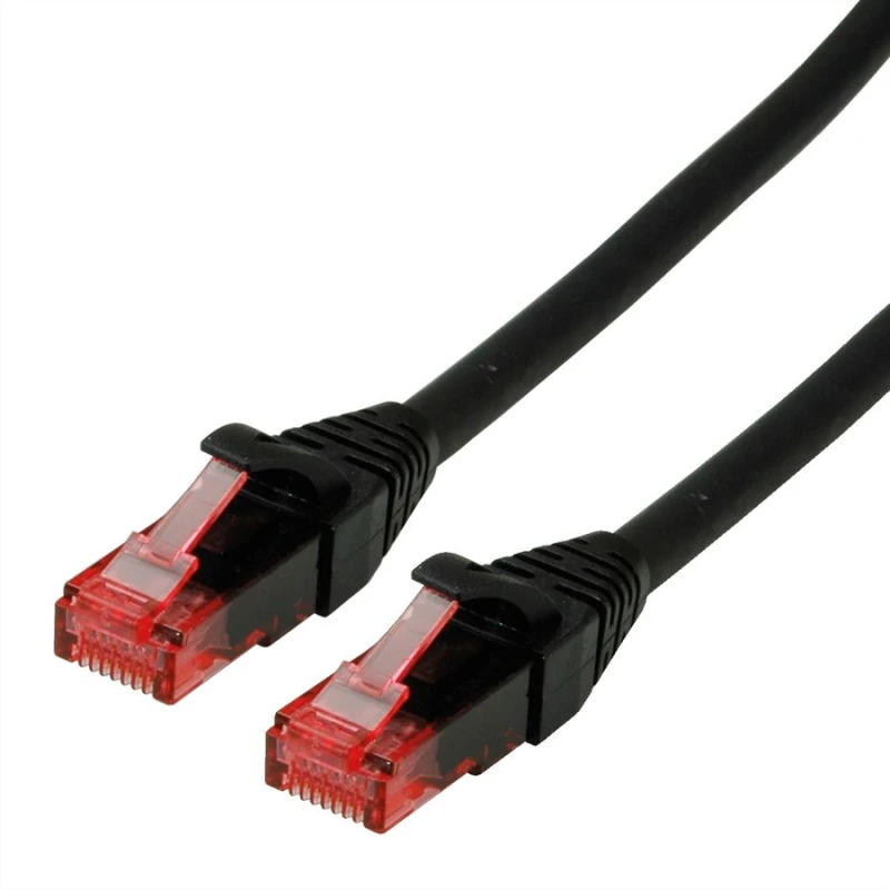 Image of ROLINE 21.15.2553 networking cable Black 3m Cat6 U/UTP (UTP)