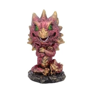 Image of Bobling Red Dragon Figurine