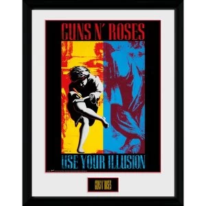 image of Guns N Roses Illusion Framed Collector Print