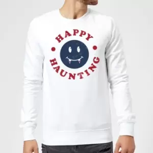 Image of Happy Haunting Fang Sweatshirt - White - L