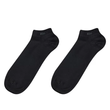 Image of Boss 2 Pack Trainer Socks - Black