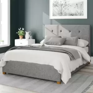 Image of Aspire Presley Ottoman Bed, Eire Linen Grey King