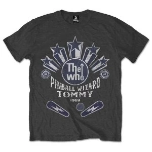 Image of The Who - Pinball Wizard Flippers Unisex Large T-Shirt - Grey