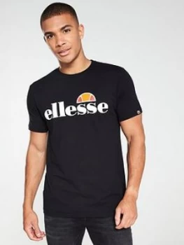 image of Ellesse Prado T-Shirt - Black, Size 2XL, Men