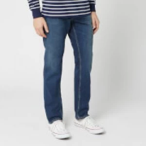 Image of Nudie Jeans Mens Steady Eddie II Straight Jeans - Dark Classic - W38/L32