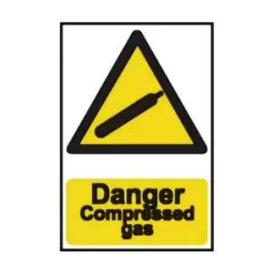 Image of GHS Compressed Gas Symbol - Sav (50 X 50MM)