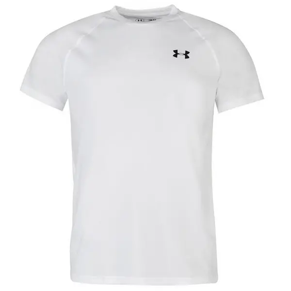 image of Under Armour Tech Training T Shirt Mens Short Sleeve Performance T-Shirts S Green 62001093350