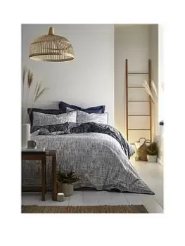 Image of Appletree Matches Navy Blue Duvet Cover Set