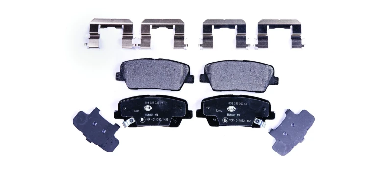 Image of HELLA Brake pad set HELLA 8DB 355 023-041