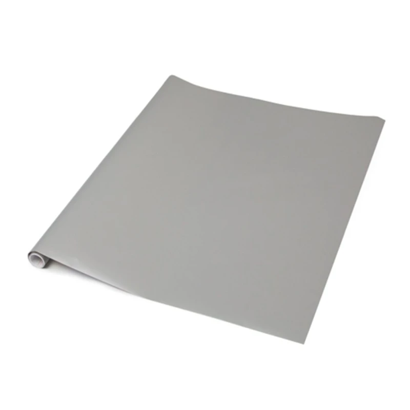 Image of D-C-Fix Matt Grey Self Adhesive Vinyl Wrap Film Size: 675mm x 10000mm Grey Unisex 675mm x 10000mm