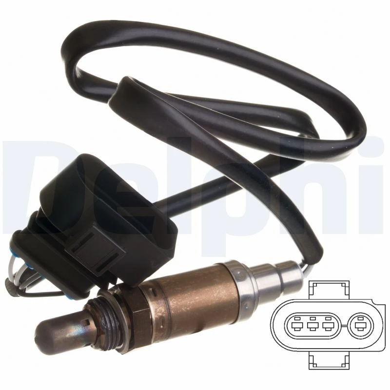 Image of DELPHI Lambda sensor DELPHI ES10568-12B1