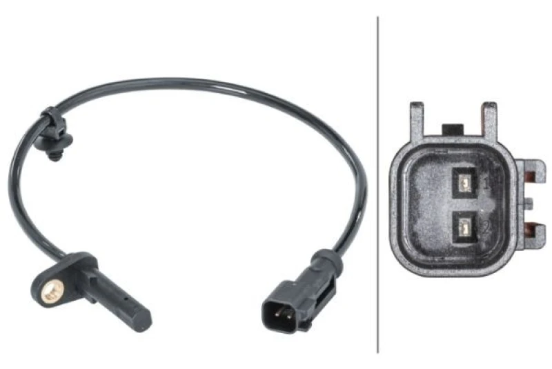 Image of HELLA ABS sensor HELLA 6PU 012 679-601