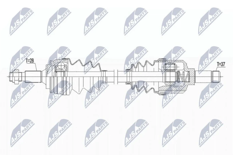 Image of NTY Drive shaft NTY NPW-CT-089