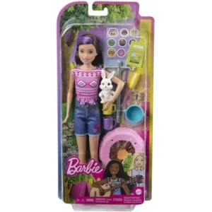 image of Barbie It Takes Two Camping Skipper Doll Playset