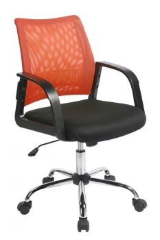 Image of Eliza Tinsley Mesh-Back Task Operator Chair - Orange